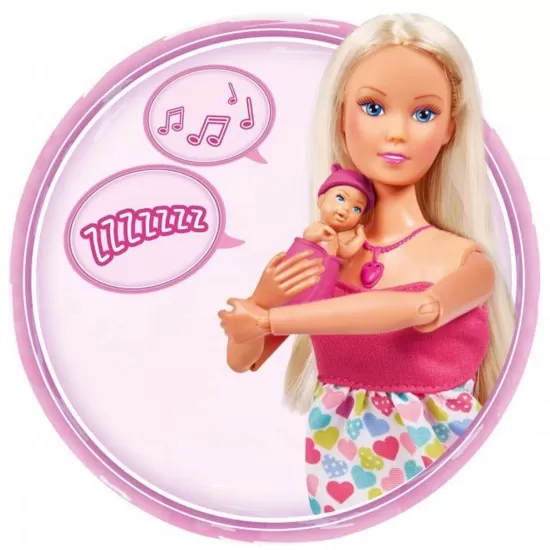Papusa Simba Steffi Love New Born Baby 29 cm cu accesorii Papusa Simba Steffi Love New Born Baby 29 cm cu accesorii
