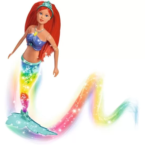 Papusa Simba Steffi Love Sparkle Mermaid 29 cm cu lumini Papusa Simba Steffi Love Sparkle Mermaid 29 cm cu lumini