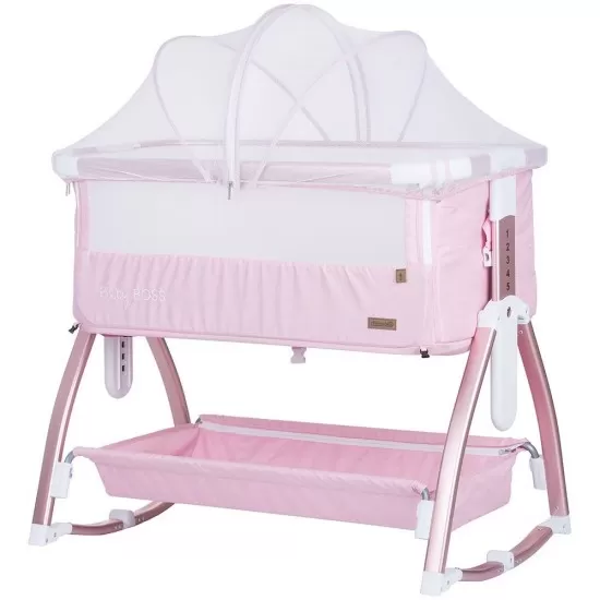 Patut Co-Sleeper Chipolino Baby Boss Blush