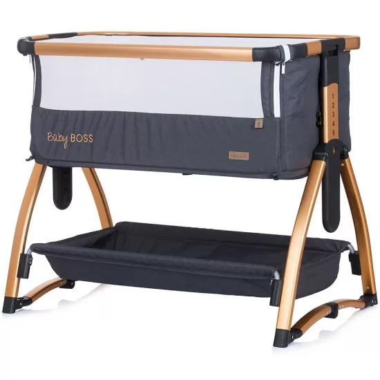 Patut Co-Sleeper Chipolino Baby Boss Raven Patut Co-Sleeper Chipolino Baby Boss Raven