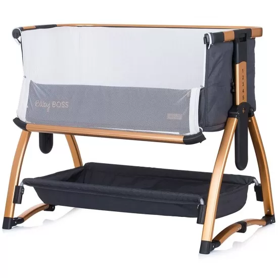 Patut Co-Sleeper Chipolino Baby Boss Raven Patut Co-Sleeper Chipolino Baby Boss Raven