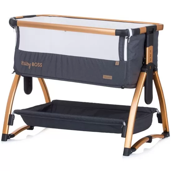 Patut Co-Sleeper Chipolino Baby Boss Raven Patut Co-Sleeper Chipolino Baby Boss Raven