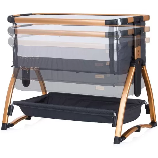 Patut Co-Sleeper Chipolino Baby Boss Raven Patut Co-Sleeper Chipolino Baby Boss Raven