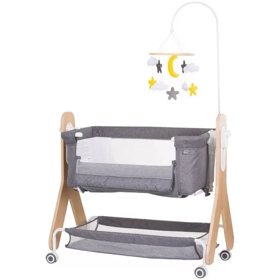Patut Co-Sleeper Chipolino Heart 2 Heart Graphite Patut Co-Sleeper Chipolino Heart 2 Heart Graphite