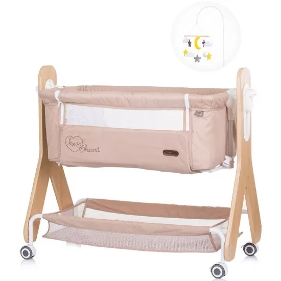 Patut Co-Sleeper Chipolino Heart 2 Heart Sand