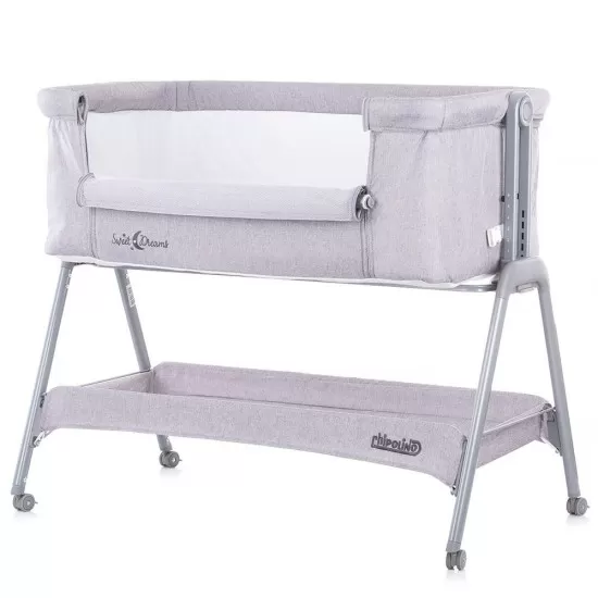 Patut Co-Sleeper Chipolino Sweet Dreams Grey Patut Co-Sleeper Chipolino Sweet Dreams Grey