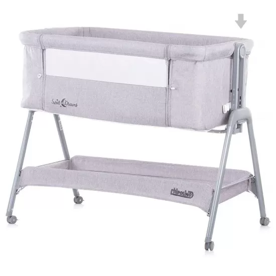 Patut Co-Sleeper Chipolino Sweet Dreams Grey Patut Co-Sleeper Chipolino Sweet Dreams Grey