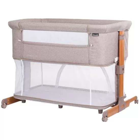 Patut Co-Sleeper si Tarc Chipolino Mommy 'n Me Beige Wood Patut Co-Sleeper si Tarc Chipolino Mommy 'n Me Beige Wood