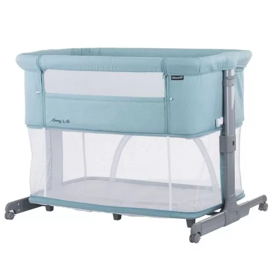 Patut Co-Sleeper si tarc Chipolino Mommy and Me Blue Mint Patut Co-Sleeper si tarc Chipolino Mommy and Me Blue Mint