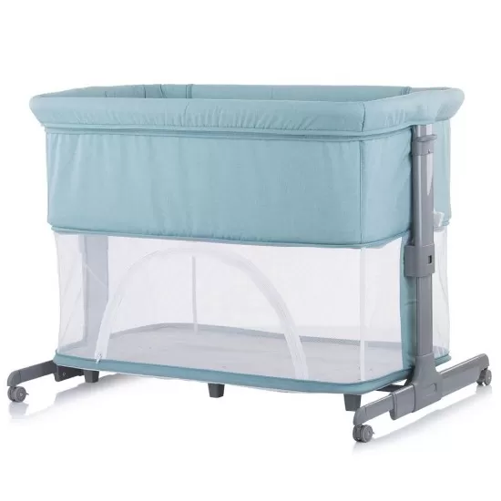 Patut Co-Sleeper si tarc Chipolino Mommy and Me Blue Mint Patut Co-Sleeper si tarc Chipolino Mommy and Me Blue Mint