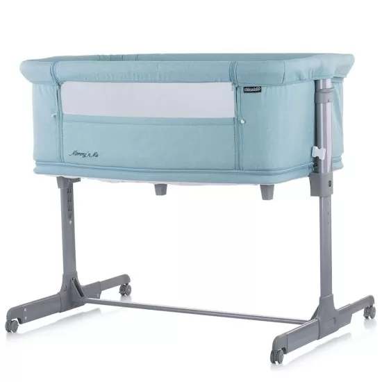 Patut Co-Sleeper si tarc Chipolino Mommy and Me Blue Mint Patut Co-Sleeper si tarc Chipolino Mommy and Me Blue Mint