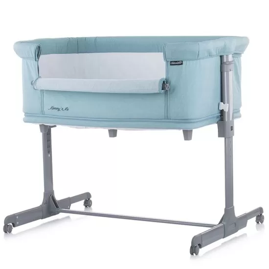 Patut Co-Sleeper si tarc Chipolino Mommy and Me Blue Mint Patut Co-Sleeper si tarc Chipolino Mommy and Me Blue Mint