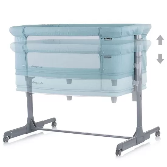 Patut Co-Sleeper si tarc Chipolino Mommy and Me Blue Mint Patut Co-Sleeper si tarc Chipolino Mommy and Me Blue Mint