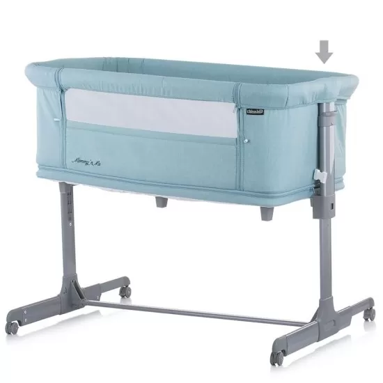 Patut Co-Sleeper si tarc Chipolino Mommy and Me Blue Mint Patut Co-Sleeper si tarc Chipolino Mommy and Me Blue Mint