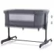 Patut Co-Sleeper si tarc Chipolino Mommy'n Me Graphite Patut Co-Sleeper si tarc Chipolino Mommy'n Me Graphite