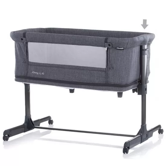 Patut Co-Sleeper si tarc Chipolino Mommy'n Me Graphite Patut Co-Sleeper si tarc Chipolino Mommy'n Me Graphite