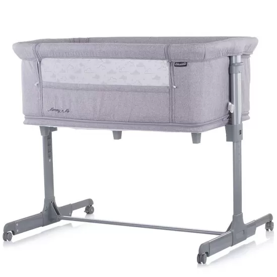 Patut Co-Sleeper si tarc Chipolino Mommy and Me Gray Clouds Patut Co-Sleeper si tarc Chipolino Mommy and Me Gray Clouds