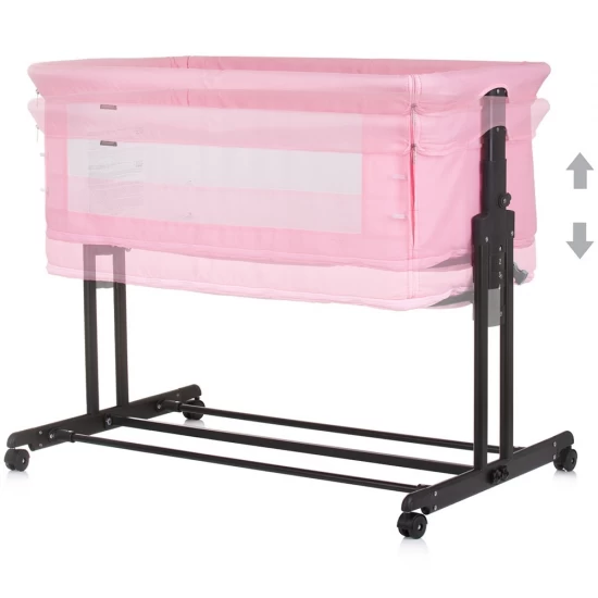 Patut co-sleeper si tarc Chipolino Zen Flamingo Patut co-sleeper si tarc Chipolino Zen Flamingo
