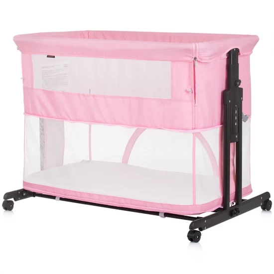 Patut co-sleeper si tarc Chipolino Zen Flamingo Patut co-sleeper si tarc Chipolino Zen Flamingo