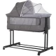 Patut co-sleeper si tarc Chipolino Zen Granite Patut co-sleeper si tarc Chipolino Zen Granite