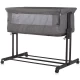 Patut co-sleeper si tarc Chipolino Zen Granite Patut co-sleeper si tarc Chipolino Zen Granite