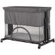 Patut co-sleeper si tarc Chipolino Zen Granite Patut co-sleeper si tarc Chipolino Zen Granite