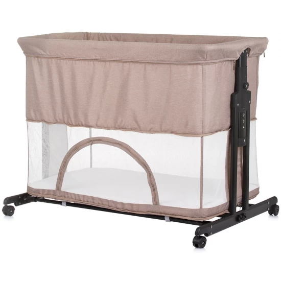 Patut co-sleeper si tarc Chipolino Zen Macadamia Patut co-sleeper si tarc Chipolino Zen Macadamia