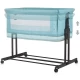 Patut co-sleeper si tarc Chipolino Zen Pastel Green Patut co-sleeper si tarc Chipolino Zen Pastel Green
