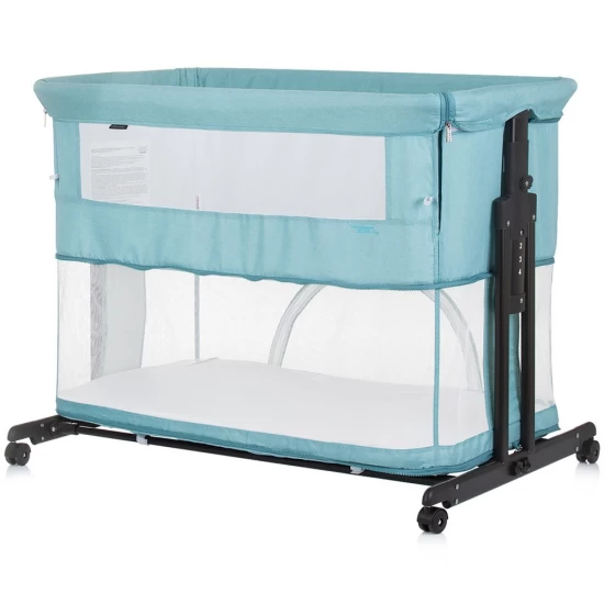 Patut co-sleeper si tarc Chipolino Zen Pastel Green Patut co-sleeper si tarc Chipolino Zen Pastel Green