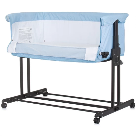 Patut co-sleeper si tarc Chipolino Zen Sky Blue Patut co-sleeper si tarc Chipolino Zen Sky Blue