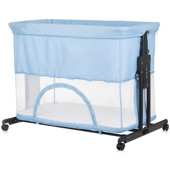 Patut co-sleeper si tarc Chipolino Zen Sky Blue Patut co-sleeper si tarc Chipolino Zen Sky Blue