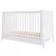 Patut copii din lemn Hubners Cosmo 120x60 cm alb cu sertar Patut copii din lemn Hubners Cosmo 120x60 cm alb cu sertar