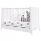 Patut copii din lemn Hubners Cosmo 120x60 cm alb cu sertar Patut copii din lemn Hubners Cosmo 120x60 cm alb cu sertar