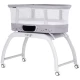 Patut cu leganare si cantar integrat Chipolino Sogno 2 in 1 Grey