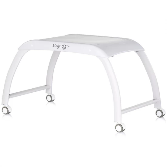 Patut cu leganare si cantar integrat Chipolino Sogno 2 in 1 Grey