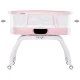 Patut cu leganare si cantar integrat Chipolino Sogno 2 in 1 Pink Patut cu leganare si cantar integrat Chipolino Sogno 2 in 1 Pink