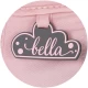 Patut pliabil cu carusel muzical Chipolino Bella Powder Pink