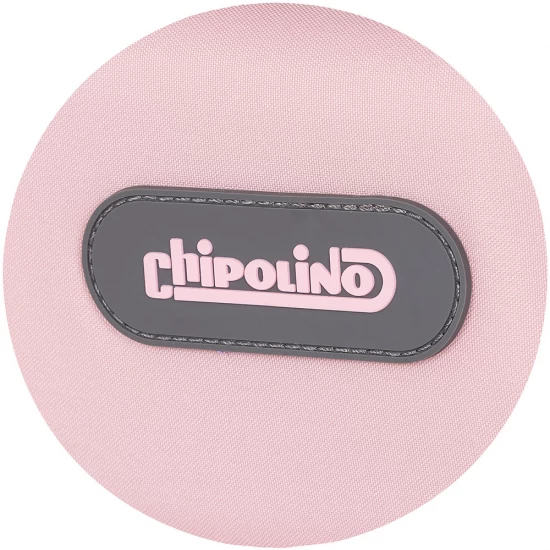 Patut pliabil cu carusel muzical Chipolino Bella Powder Pink