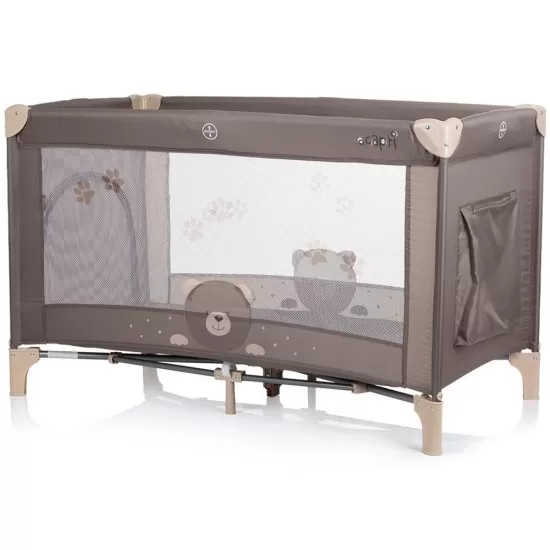 Patut pliabil Chipolino Capri Bear Beige
