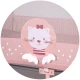 Patut pliabil Chipolino Capri Cat Pink Patut pliabil Chipolino Capri Cat Pink