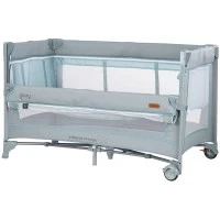 Patut pliabil Chipolino Glory cu laterala culisanta Basil