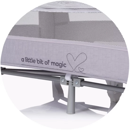 Patut pliabil Chipolino Glory cu laterala culisanta Cloud