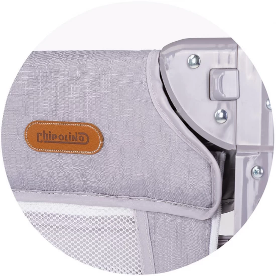 Patut pliabil Chipolino Glory cu laterala culisanta Cloud