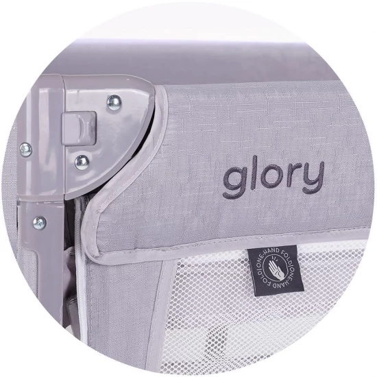 Patut pliabil Chipolino Glory cu laterala culisanta Cloud