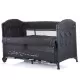 Patut pliabil Chipolino Merida Anthracite Linen cu laterala culisanta Patut pliabil Chipolino Merida Anthracite Linen cu laterala culisanta