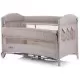 Patut pliabil Chipolino Merida Sand Linen cu laterala culisanta Patut pliabil Chipolino Merida Sand Linen cu laterala culisanta