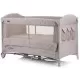 Patut pliabil Chipolino Merida Sand Linen cu laterala culisanta Patut pliabil Chipolino Merida Sand Linen cu laterala culisanta