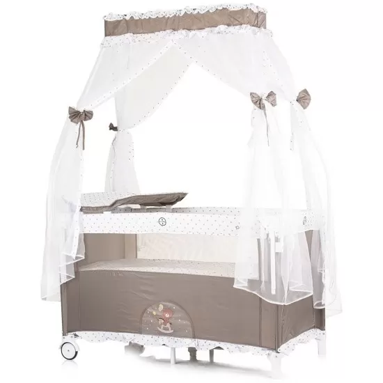 Patut pliabil Chipolino Palace Bear beige Patut pliabil Chipolino Palace Bear beige