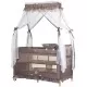 Patut pliabil Chipolino Palace Bear Beige Patut pliabil Chipolino Palace Bear Beige