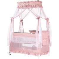 Patut pliabil Chipolino Palace Cat Pink